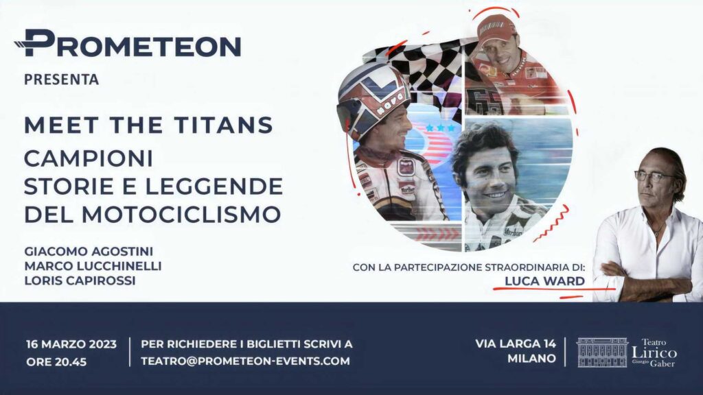 Agostini, Lucchinelli et Capirossi se réunissent pour un événement d'une nuit
