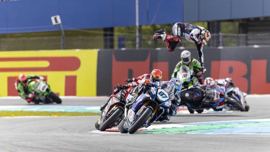Michael Van Der Mark subira une intervention chirurgicale après High Side à Assen