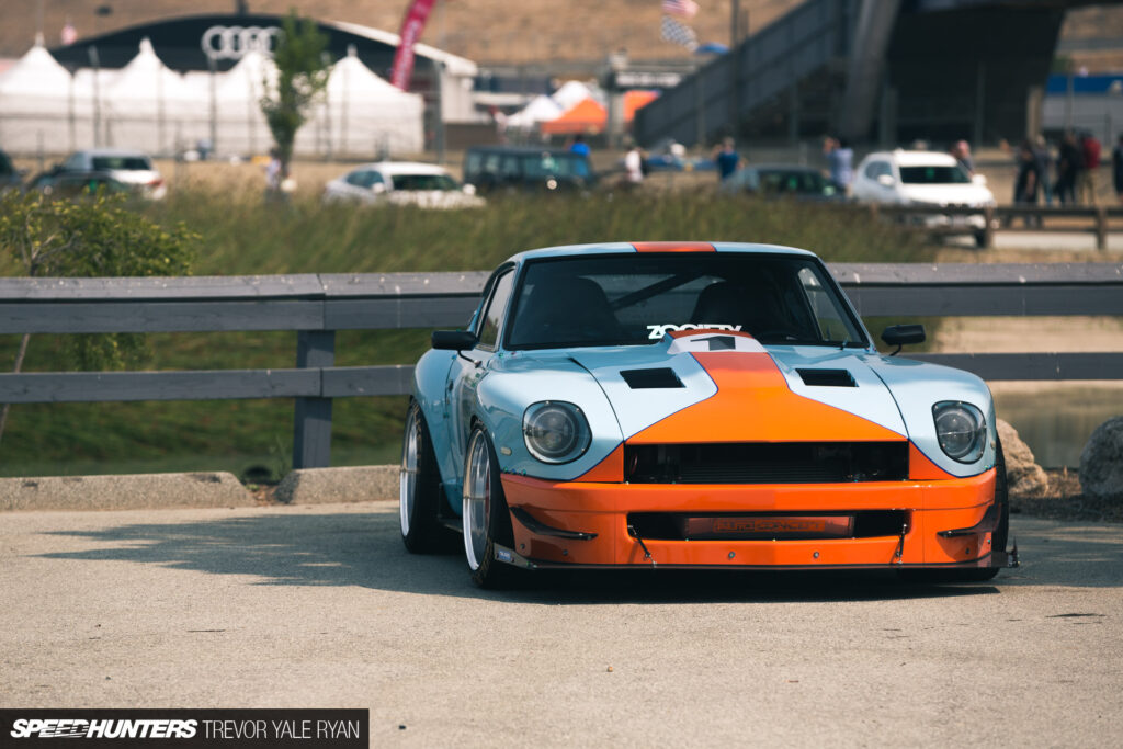 Nissans In The Laguna Seca&nbsp;Paddock