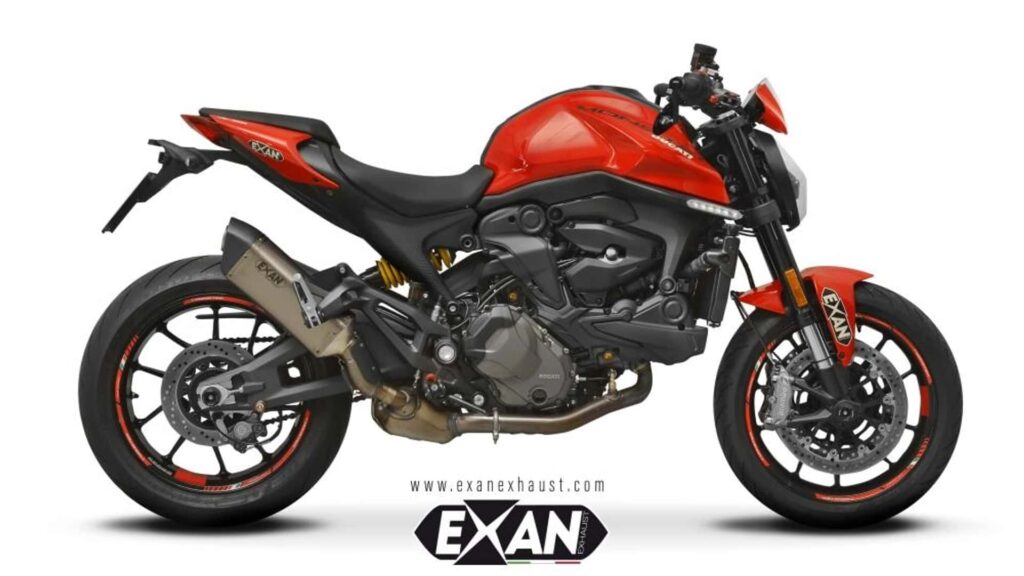 La marque italienne d'échappement Exan a deux nouveaux Slip-Ons pour le monstre Ducati