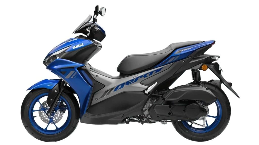Le scooter sportif Aerox 155 de Yamaha obtient le contrôle de la traction