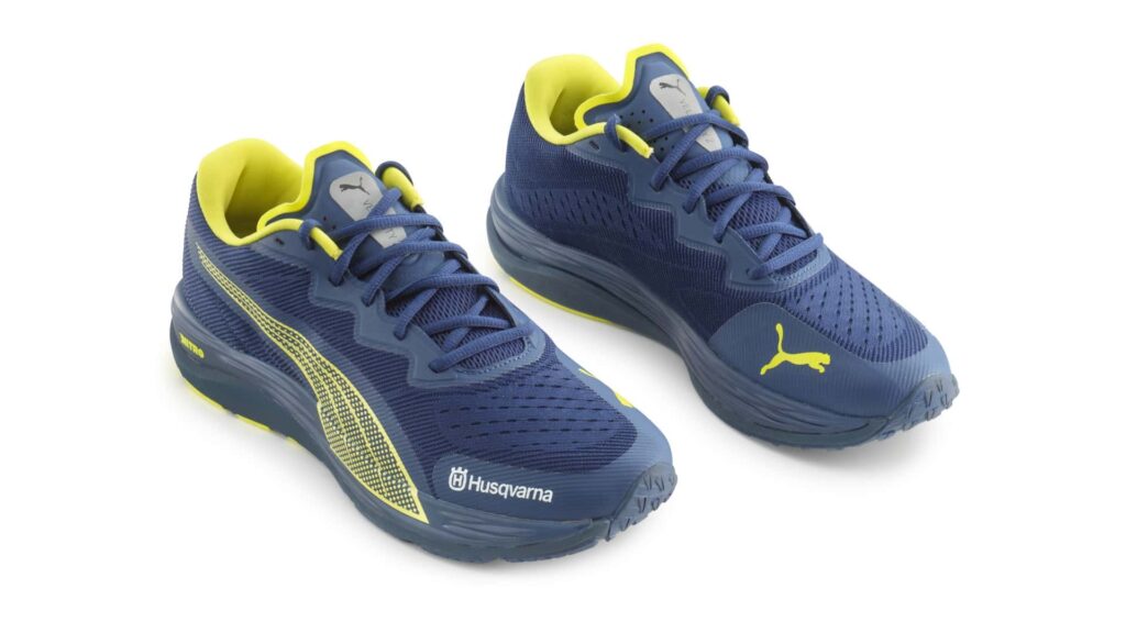 Husqvarna et Puma collaborent sur les chaussures Nitro 2 Husqvarna Edition