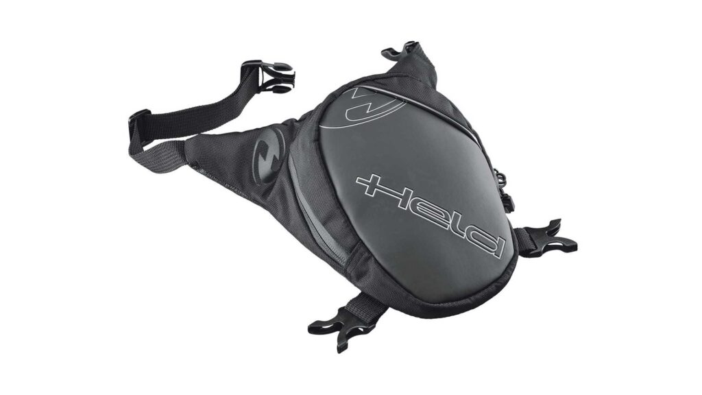 Le nouveau sac de jambe de Held contient un litre de choses