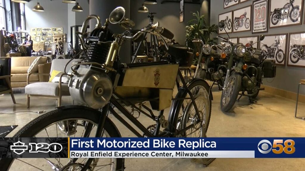 Royal Enfield va montrer le vélo d'origine du projet 1901 terminé au public