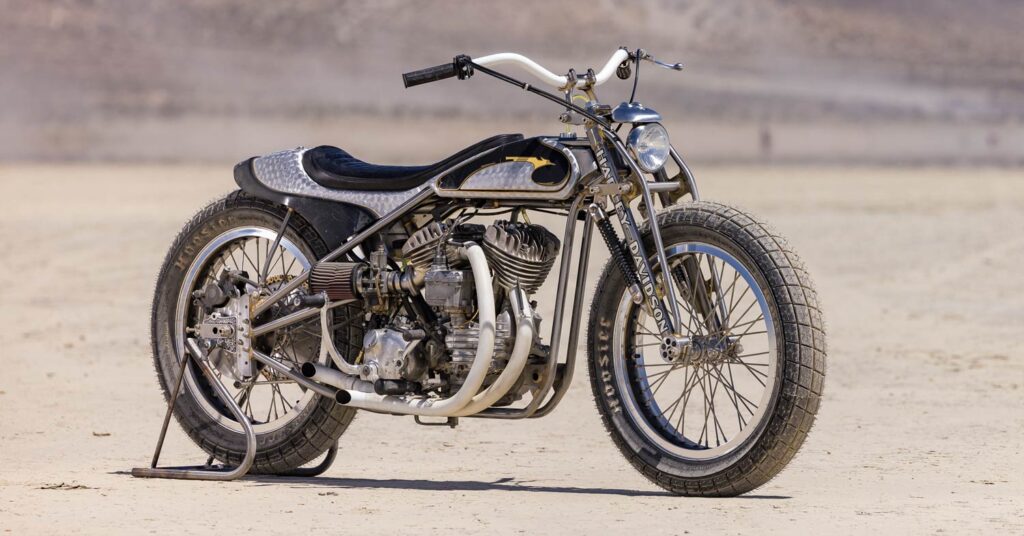 Meteor : un tracker plat Harley-Davidson WL de 1946 en provenance du Japon