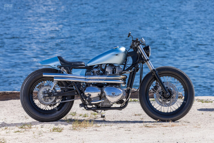 Triumph Bonneville T100 personnalisée par Heiwa MC