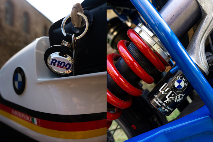 Hommage à la BMW R100GS ISDT par SantaFox Garage
