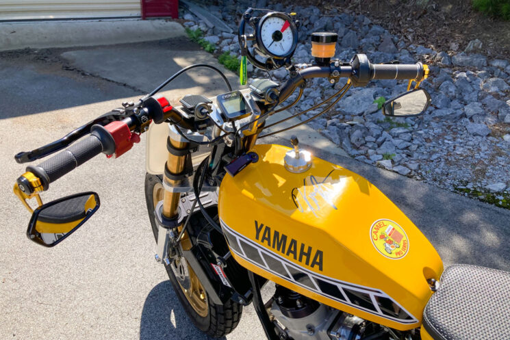 Street tracker propulsé par Yamaha Banshee par Joe Banks