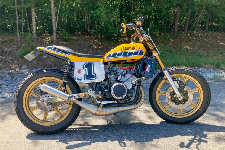 Street tracker propulsé par Yamaha Banshee par Joe Banks