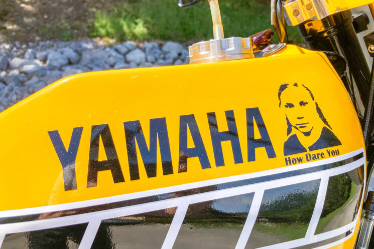 Street tracker propulsé par Yamaha Banshee par Joe Banks
