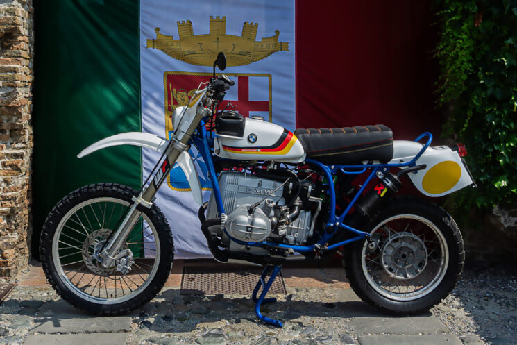Hommage à la BMW R100GS ISDT par SantaFox Garage