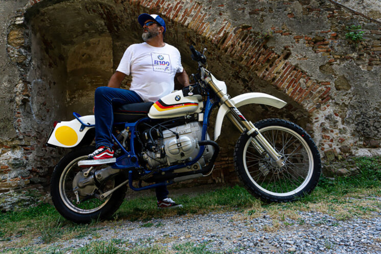 Hommage à la BMW R100GS ISDT par SantaFox Garage