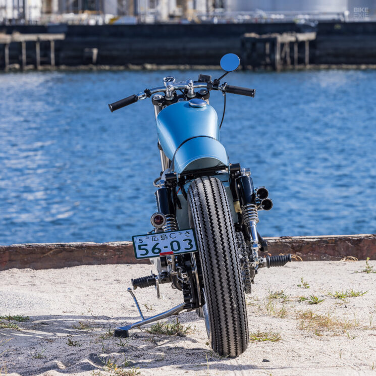 Triumph Bonneville T100 personnalisée par Heiwa MC