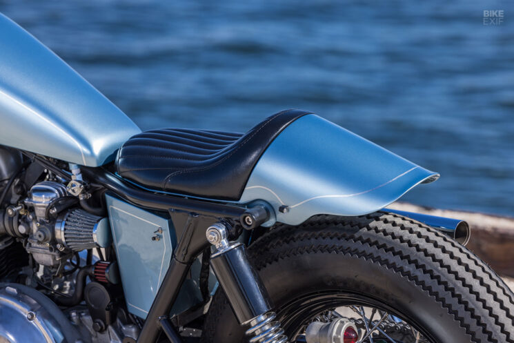 Triumph Bonneville T100 personnalisée par Heiwa MC