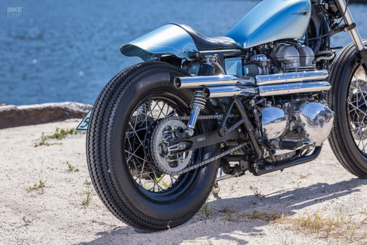 Triumph Bonneville T100 personnalisée par Heiwa MC