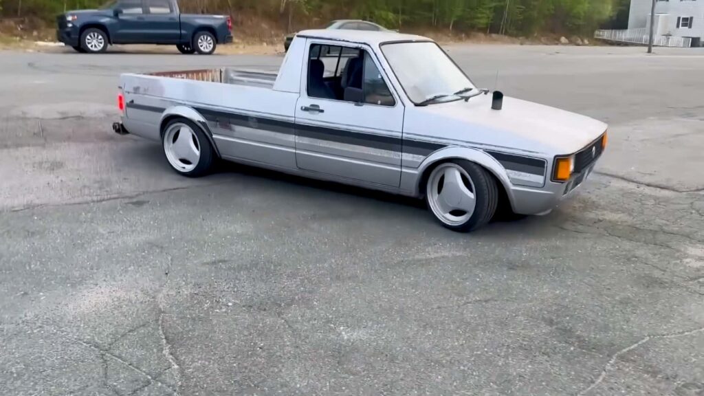 Ce projet de pick-up VW Rabbit propulsé par Turbo Hayabusa