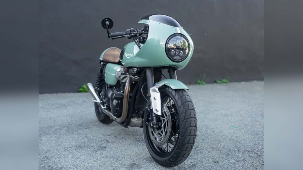 Cette magnifique Triumph Thruxton R Custom 2016 de Madhouse Motors est à vendre