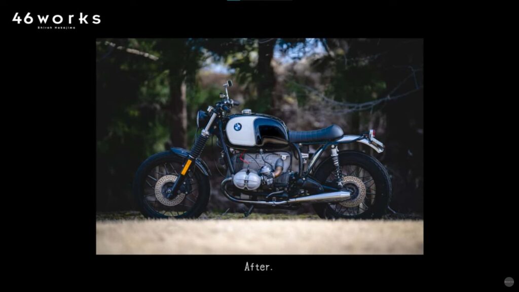 Découvrez ce timelapse de la construction personnalisée de la BMW R100RT de 46 Works
