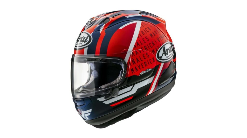 La réplique Arai RX-7X Maverick Viñales sortira d'ici septembre 2023