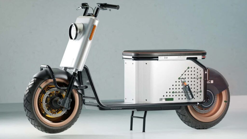 Le scooter électrique Pro.Zui Concept est synonyme de minimalisme urbain