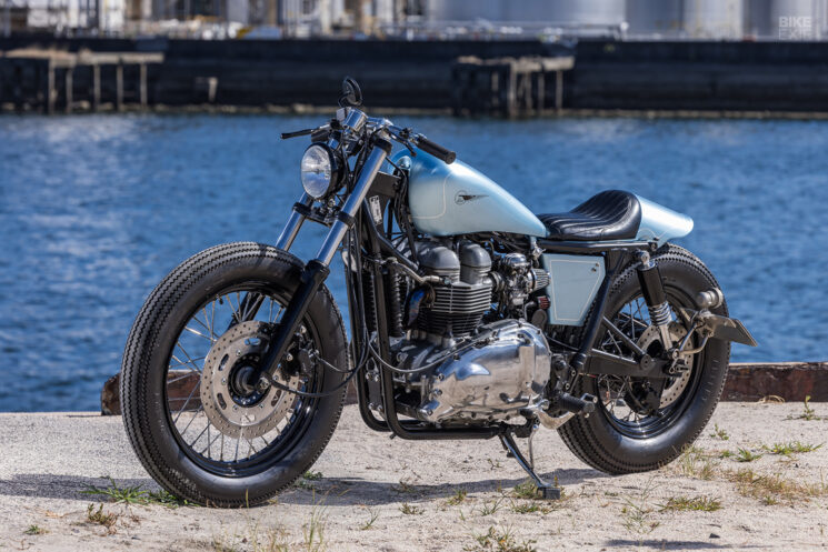 Triumph Bonneville T100 personnalisée par Heiwa MC
