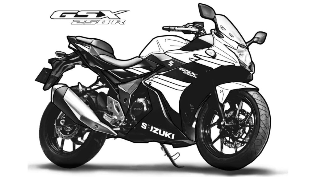 Suzuki a un nouveau livre de coloriage avec toutes vos motos et voitures préférées