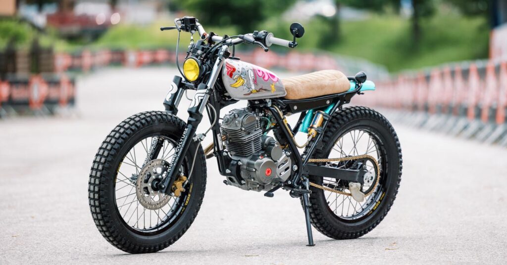 Young Gun : Un scrambler Honda CityFly construit par un adolescent