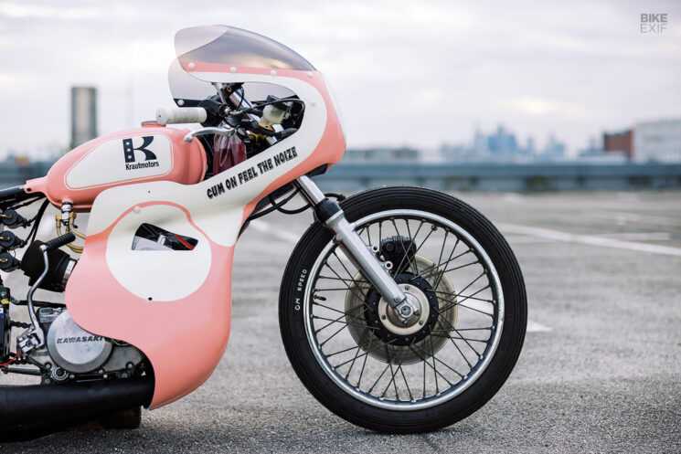 Vélo drag Kawasaki H1 de Krautmotors