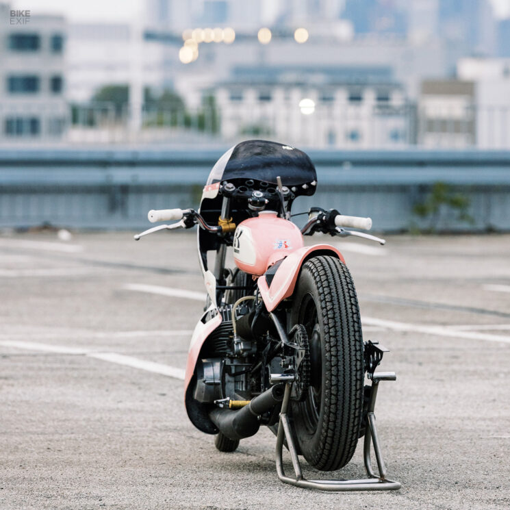 Vélo drag Kawasaki H1 de Krautmotors