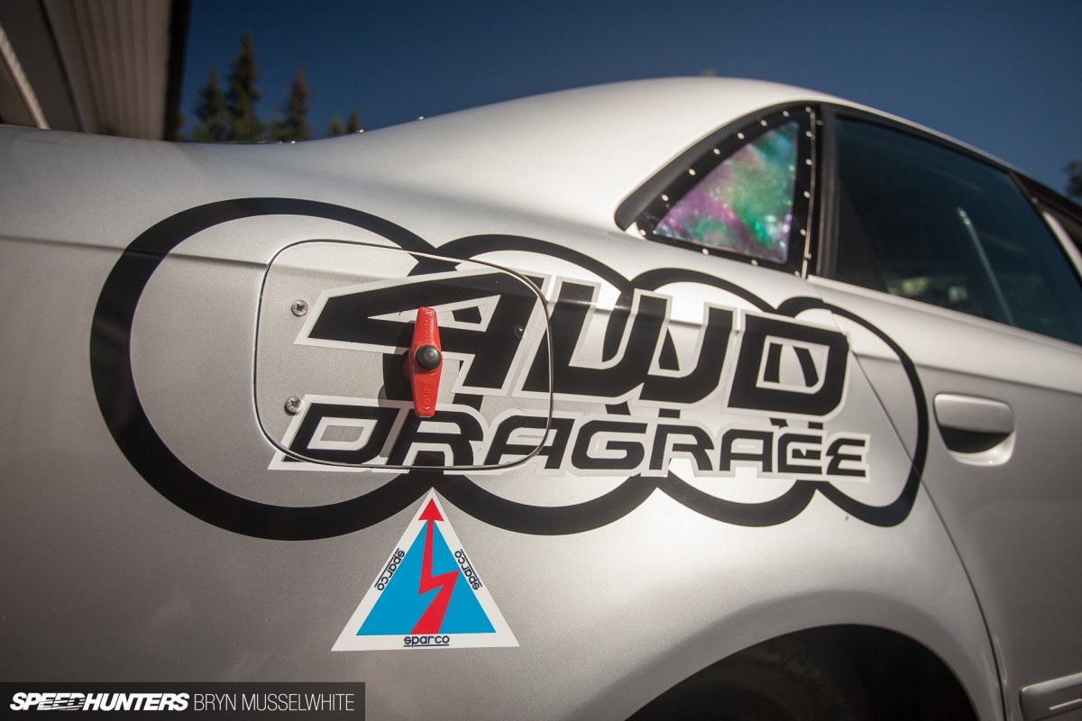 Finlande Audi RS4 drag car-8