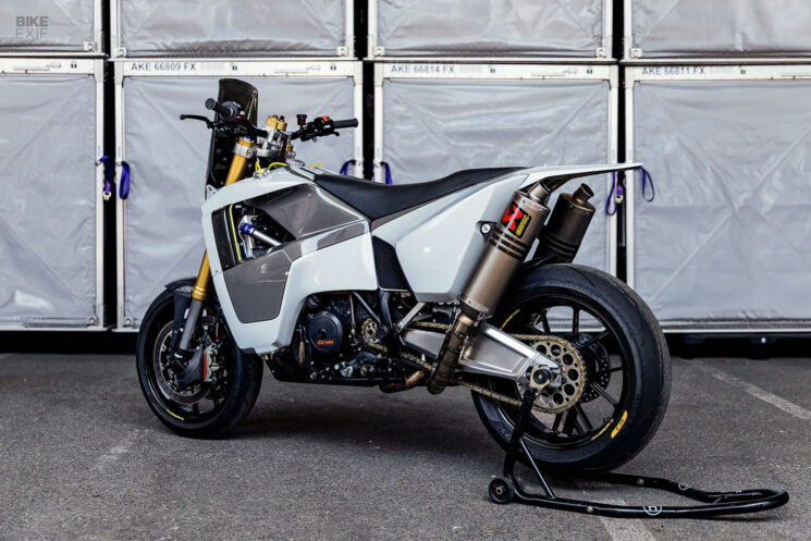 Supermotard KTM 1190 Adventure R par Max Hazan
