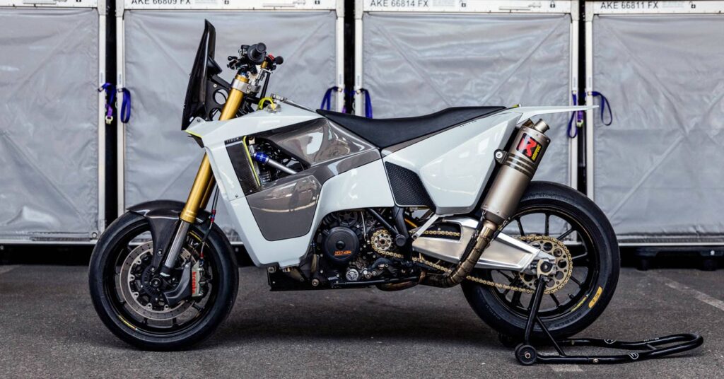 Pour les hooligans uniquement : la supermoto KTM 1190 Adventure R de Max Hazan