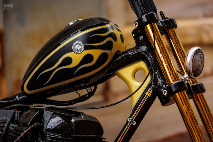 Chopper Royal Enfield Super Meteor 650 par RSD