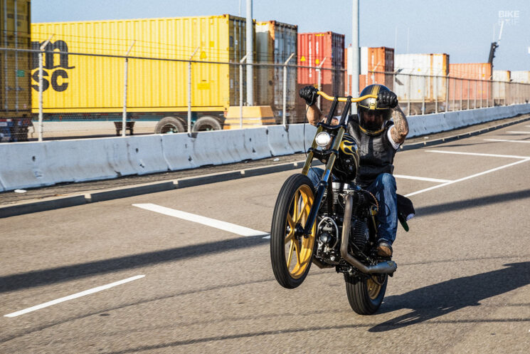 Chopper Royal Enfield Super Meteor 650 par RSD