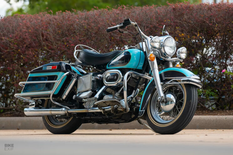 La Harley FLH 1976 d'Elvis Presley