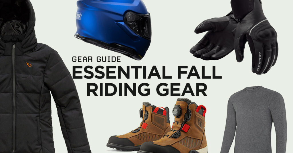 Guide équipement : 5 pièces d’équipement moto indispensables pour l’automne