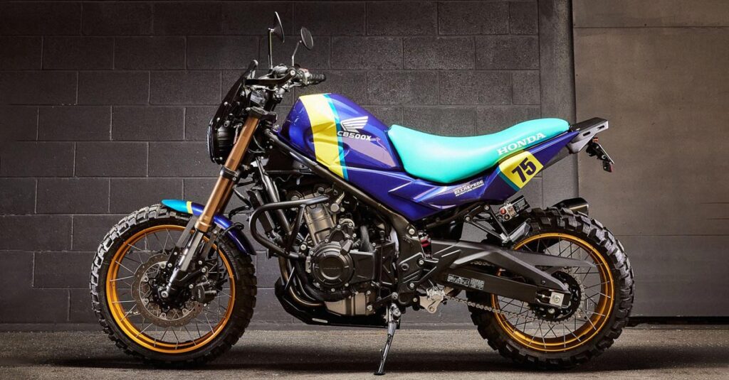 Lecture rapide : la Honda CB500X personnalisée et dynamique d'Ellaspede et plus encore