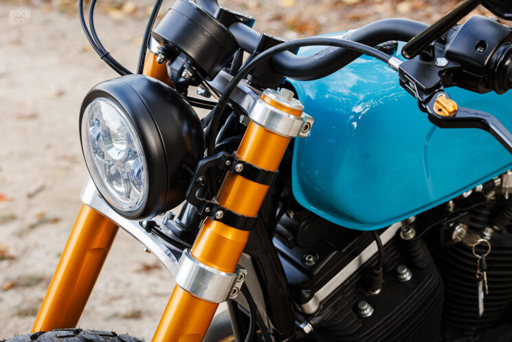 Harley XLH 883 personnalisée par David Zemla