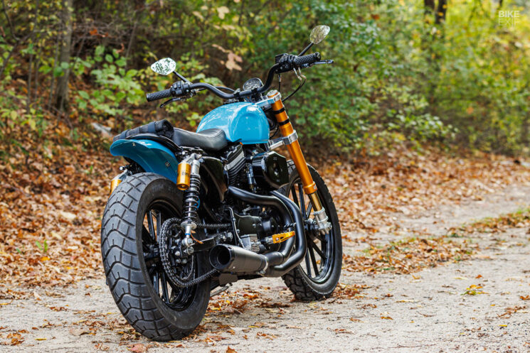Harley XLH 883 personnalisée par David Zemla