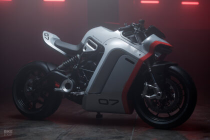 Concept de moto électrique Zero SR/S par Huge Design