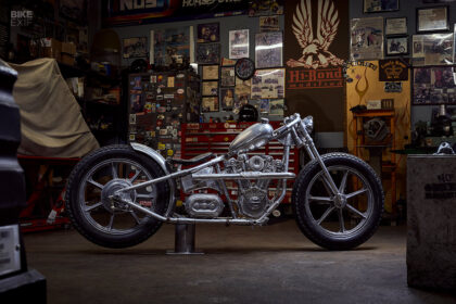 Moto électrique personnalisée par Wannabe-Choppers