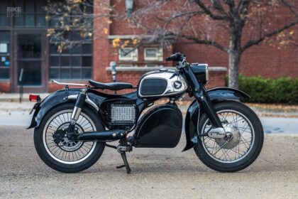 Conversion électrique Honda CA160 Dream par Danny Mantyla