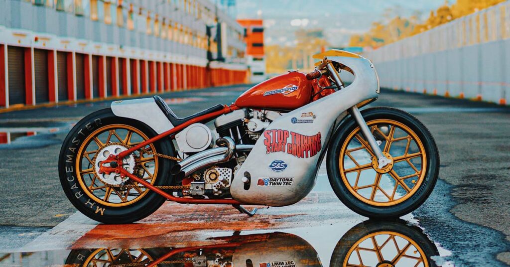 Une Harley Sportster 1200 rigide d'Indonésie