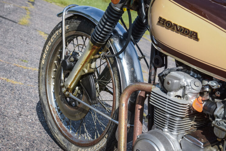Vélo EXIF ​​Honda CB550F Project Bike