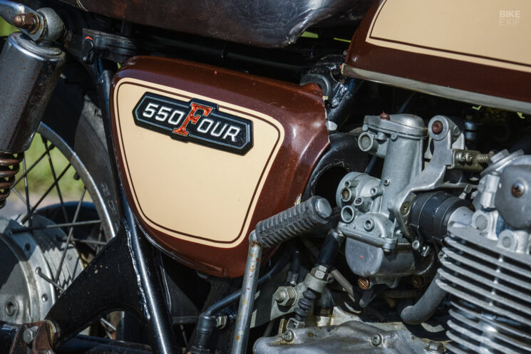 Vélo EXIF ​​Honda CB550F Project Bike