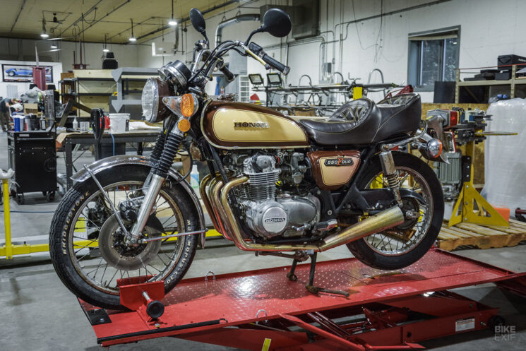 Vélo de projet Honda CB550