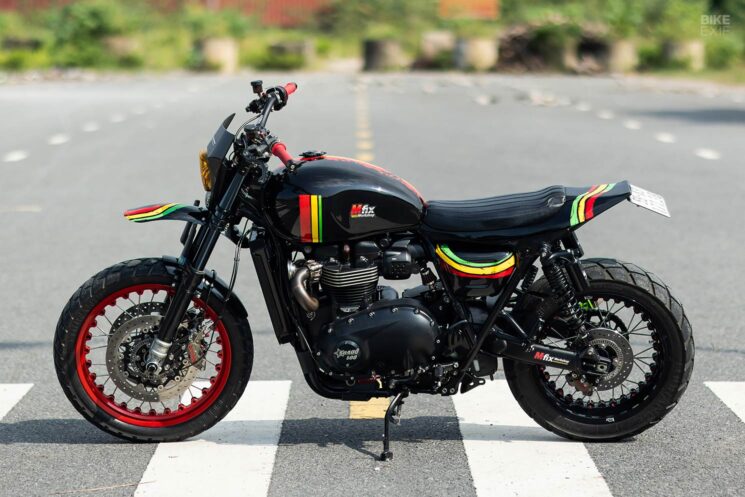 Triumph Street Twin personnalisée par MFix Workshop