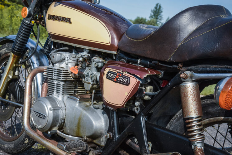 Vélo EXIF ​​Honda CB550F Project Bike