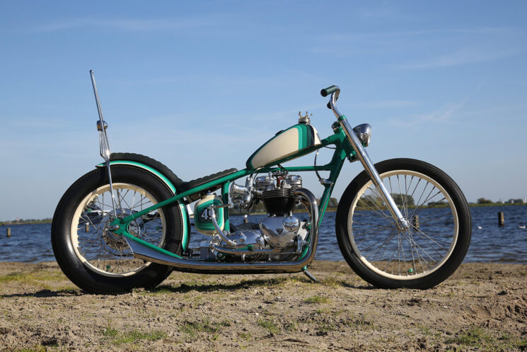 Chopper Triumph T120 par DBBP Design