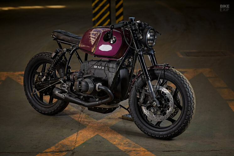 Bobber BMW R100 par Cardsharper Customs